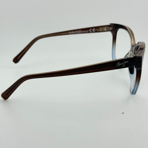 Maui Jim Italy Olu Olu‎ MJ537-01F 57-17-140 Brown/Blue Sunglasses Frame H12844 main image 4